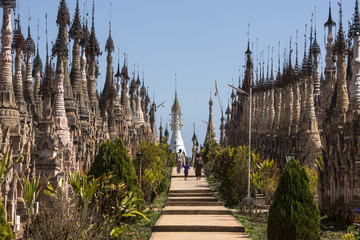 Stupa in Kakku Buddhist Temple - Myanmar