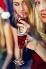 Picture showing best friends celebrating New Year