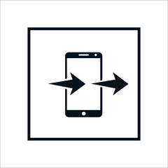 Phone icon. Vector Illustration