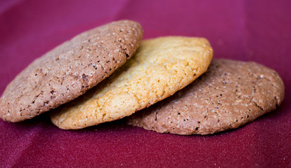 Christmas cookies with a pine branch
