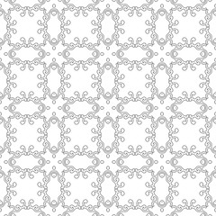 Vintage ornamental seamless pattern. Luxury elegant flourished ornament. Template for design. Vector illustration