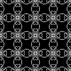 Vintage ornamental seamless pattern. Luxury elegant flourished ornament. Template for design. Vector illustration