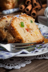 Christmas fruit cake.