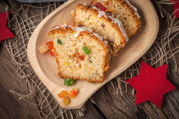 Christmas fruit cake.