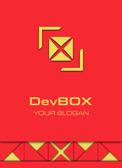 Creative box logo concept