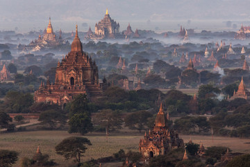 Archaeological Zone - Bagan - Myanmar - obrazy, fototapety, plakaty