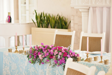 Art decor wedding table