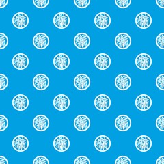 Asian salad pattern seamless blue