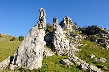 Felsformationen im Eselsburger Tal