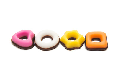 Fototapeta premium fruit candy isolated