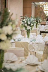 wedding chair decoration / table food