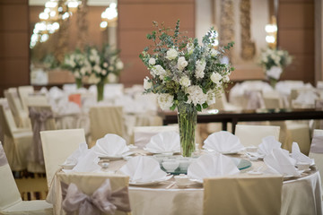 wedding chair decoration / table food