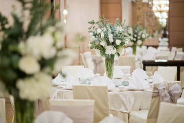 wedding chair decoration / table food