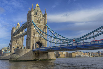 turístico puente de las dos torres de Londres