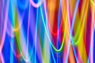 Bokeh abstract light background and texture,Blurred of colorful bokeh abstract on unfocused...