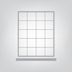 window icon- vector illustration