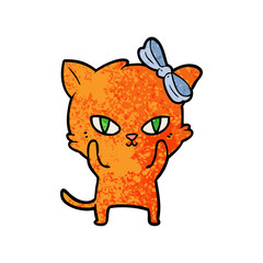 cute cartoon cat