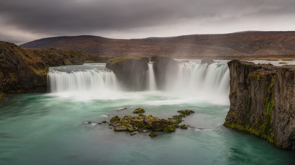 Waterfall Of The Gods in Northern Iceland 