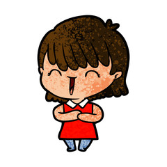 cartoon woman