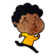cartoon man pouting