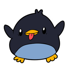 cute cartoon penguin