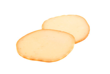 cheese smoked isolated