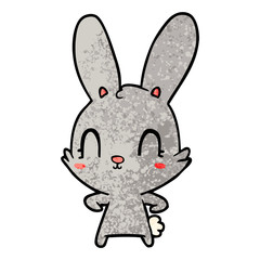 cute cartoon rabbit