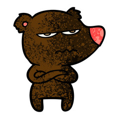annoyed bear cartoon