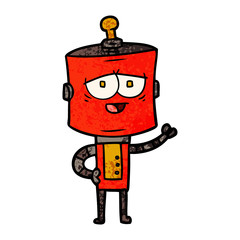 cartoon robot