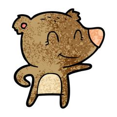 friendly bear cartoon