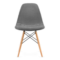 Modern design kitchen chair isolated on white background
