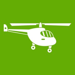 Helicopter icon green
