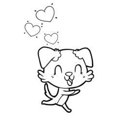 laughing cartoon dog