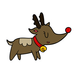 cartoon christmas reindeer