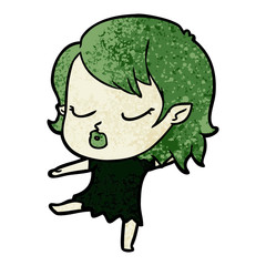 cute cartoon vampire girl
