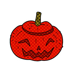 cartoon halloween pumpkin