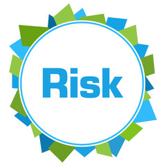 Risk Green Blue Random Shapes Circle 