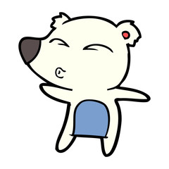 polar bear cartoon