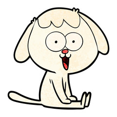 cute cartoon dog