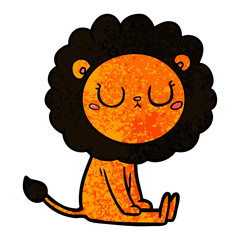 cartoon lion