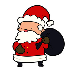 cartoon santa claus