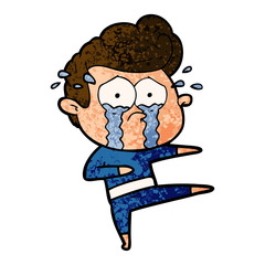 cartoon crying dancer