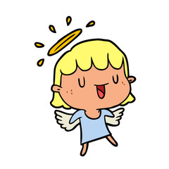 cute cartoon angel