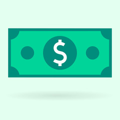 Dollar banknote icon