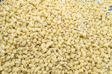 
turkish style homemade tiny dough cuts
turkish style homemade dough for making tiny tiny cut soup

