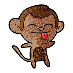 funny cartoon monkey