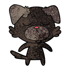 cute cartoon dog