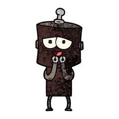 Fototapeta premium cartoon robot
