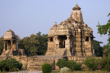 Fototapeta na wymiar Kandariya Mahadev Jian Temple - Khajuraho - India