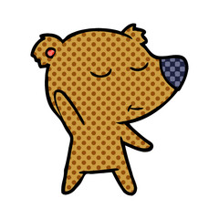 Fototapeta premium bear cartoon character